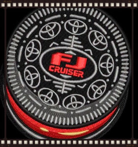 "ToyOreo" FJ Cruiser hook and loop backed embroidered Limited Edition