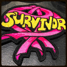 Load image into Gallery viewer, Survivor Patch. Breast Cancer Color Keyway