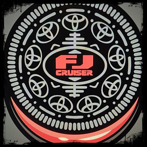 "ToyOreo" FJ Cruiser hook and loop backed embroidered Limited Edition