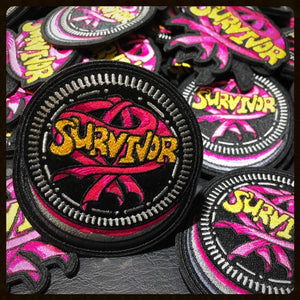 "ToyOreo" SURVIVOR  hook and loop backed embroidered Limited Edition