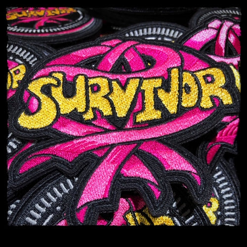 Survivor Patch. Breast Cancer Color Keyway